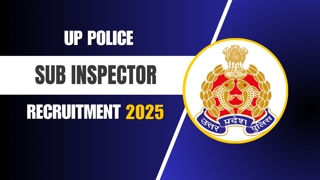 UP Police SI Vacancy 2025 Online Form, UP Police Sub Inspector Recruitment 2025